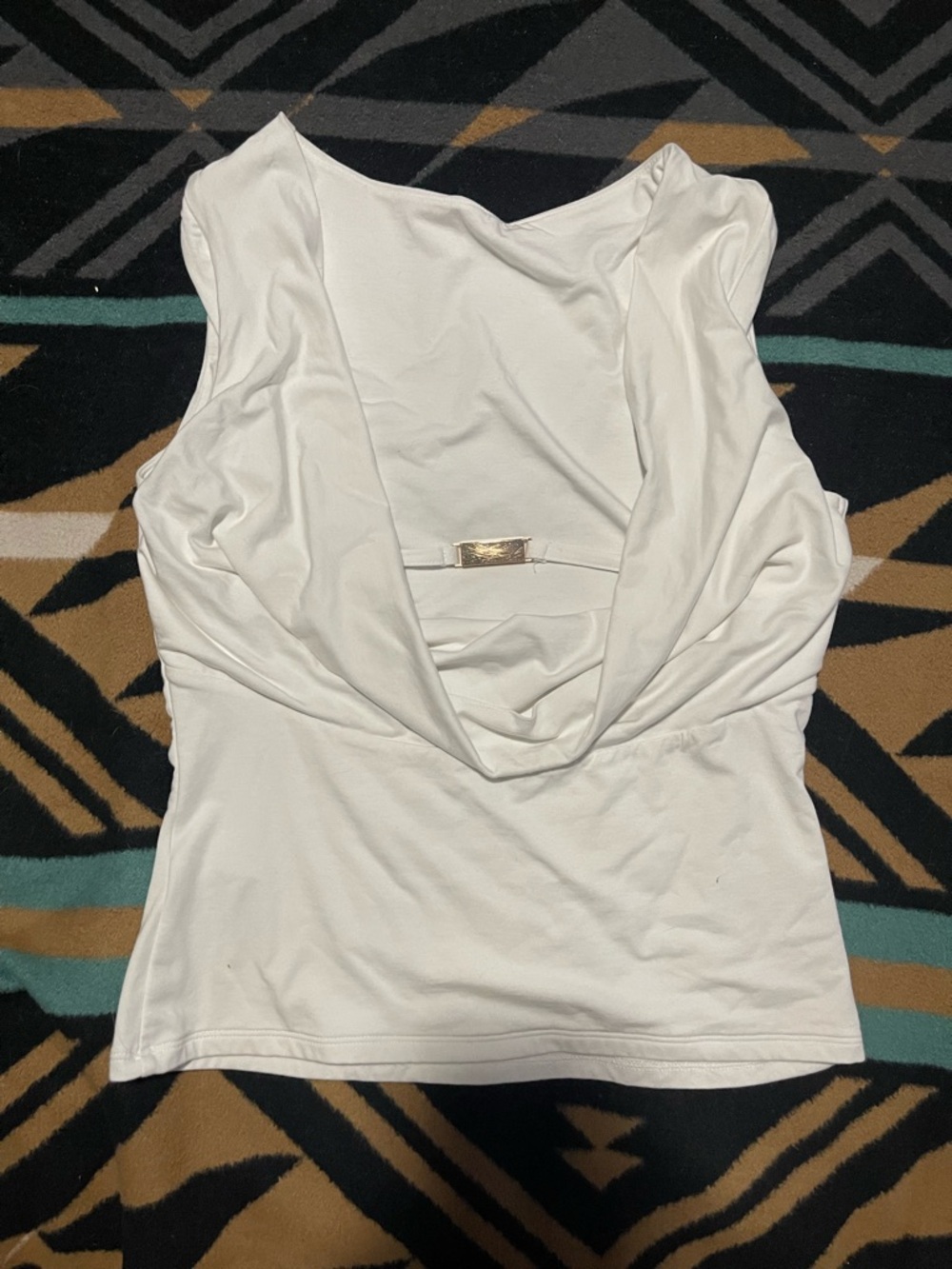 A&F cowl-back hardware tank top